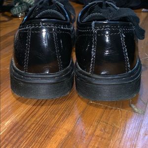 dr martens lyric spin lace shoe patent